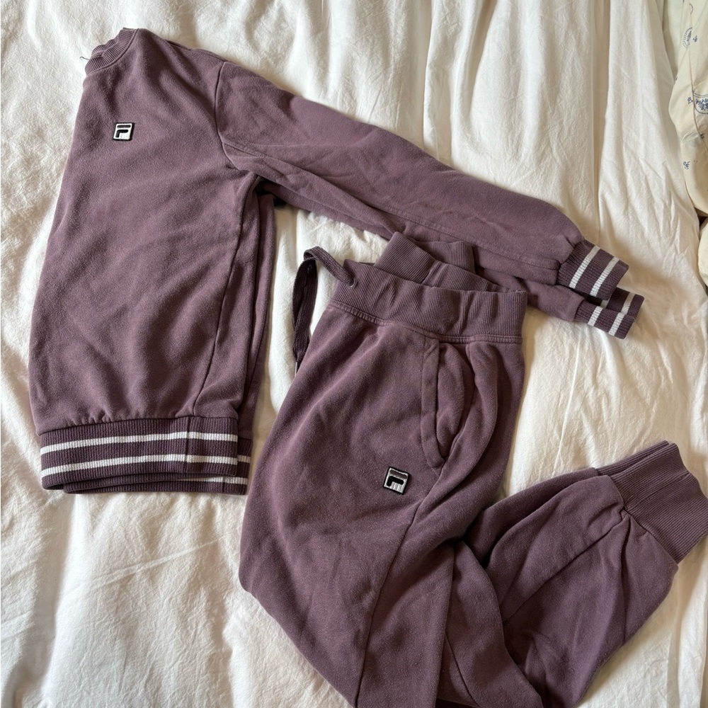 FILA Plum Jogger Tracksuit Set